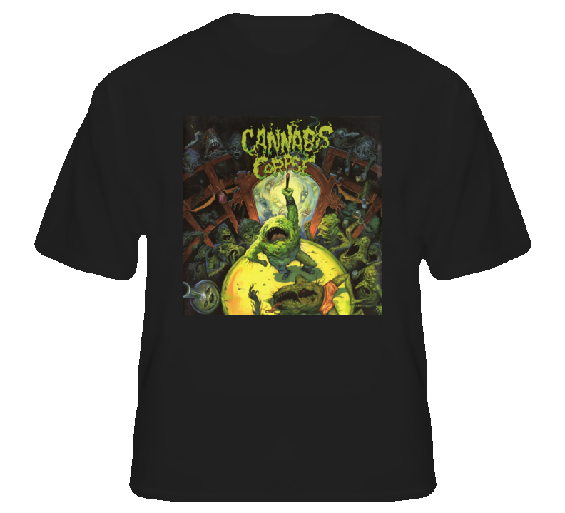 Cannabis Corpse3 - Black T Shirt